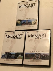 DVD Mozart on Tour 6 DVD Lot: Vienna, Vienna & Prague, Milan Bologna & Mannheim - Picture 1 of 8