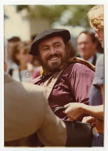 Luciano Pavarotti - Vintage Candid by Peter Warrack - Previously Unpublished - Picture 1 of 1