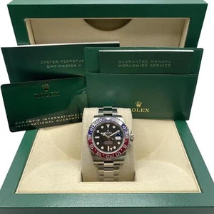 Rolex Gmt-Master II Pepsi 126710BLRO Stahl Schwarzes Zifferblatt Automatisch Uhr - Bild 1 von 6