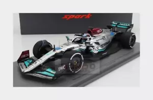 1:18 SPARK Mercedes Gp F1 W13E #63 Belgium Gp 2022 Russel With Showcase 18S771 - Foto 1 di 2