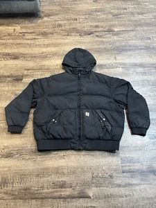 *DAMAGED* Carhartt XXL Kalkaska Down 550 Jacket 100115 Coat Puffer Feather Parka - Picture 1 of 20