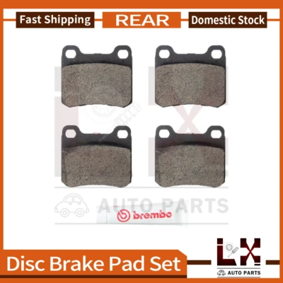 Brembo 1 Rear Disc Brake Pad Set Fits 1986-1987 Mercedes-Benz 190E - Image 1 of 4