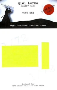 Dead Design 1/72 KYUSHU Q1W1 LORNA CANOPY PAINT MASK Fine Molds Kit - Picture 1 of 2