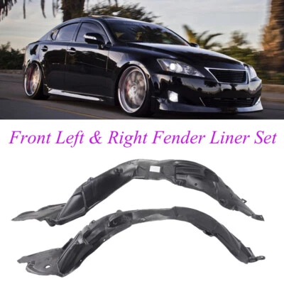 Front Fender Liner Left & Right Side For 2006-2008 Lexus IS250/ IS350 Foto 1 de 4