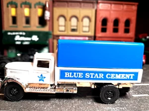 CAMIONES CLÁSICOS RTR HO = 1/87 MEX = CAMIÓN DE REPARTO PLANTA DE CEMENTO ESTRELLA AZUL CONSTRUIDO - Imagen 1 de 15