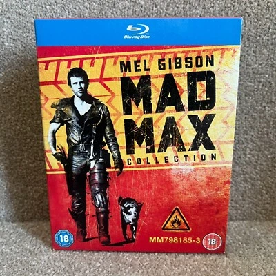 Blu-Ray DVD Box Set - Mad Max Collection - Mel Gibson - Cert 18 - Image 1 of 4