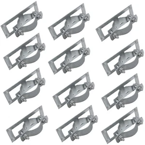 2-3/8" Fence Bracket SupConn (12Pcs), Steel to Wood Fence Brackets,Fence Brac... - Picture 1 of 8