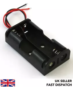 Battery Box/Holder/Case/Pack for 2xAA 3v DC JR/JST/Futaba/DC Socket/Croc clips - Picture 1 of 12