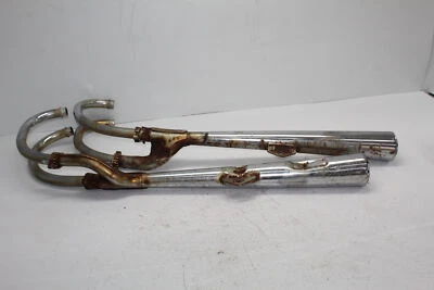 Suzuki GS550E 1978 sistema de escape completo cabezales tubo silenciador Foto 1 de 4