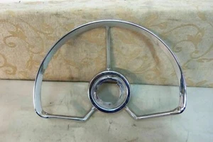 NOS OEM LUCAS ANELLO CLACSON VOLANTE CROMATO MG MAGNETE SERIE 4 # 54300183 - Foto 1 di 7