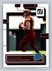 Sam Howell 2022 Donruss #305 Washington Commanders RC Rookie C11 - Picture 1 of 2