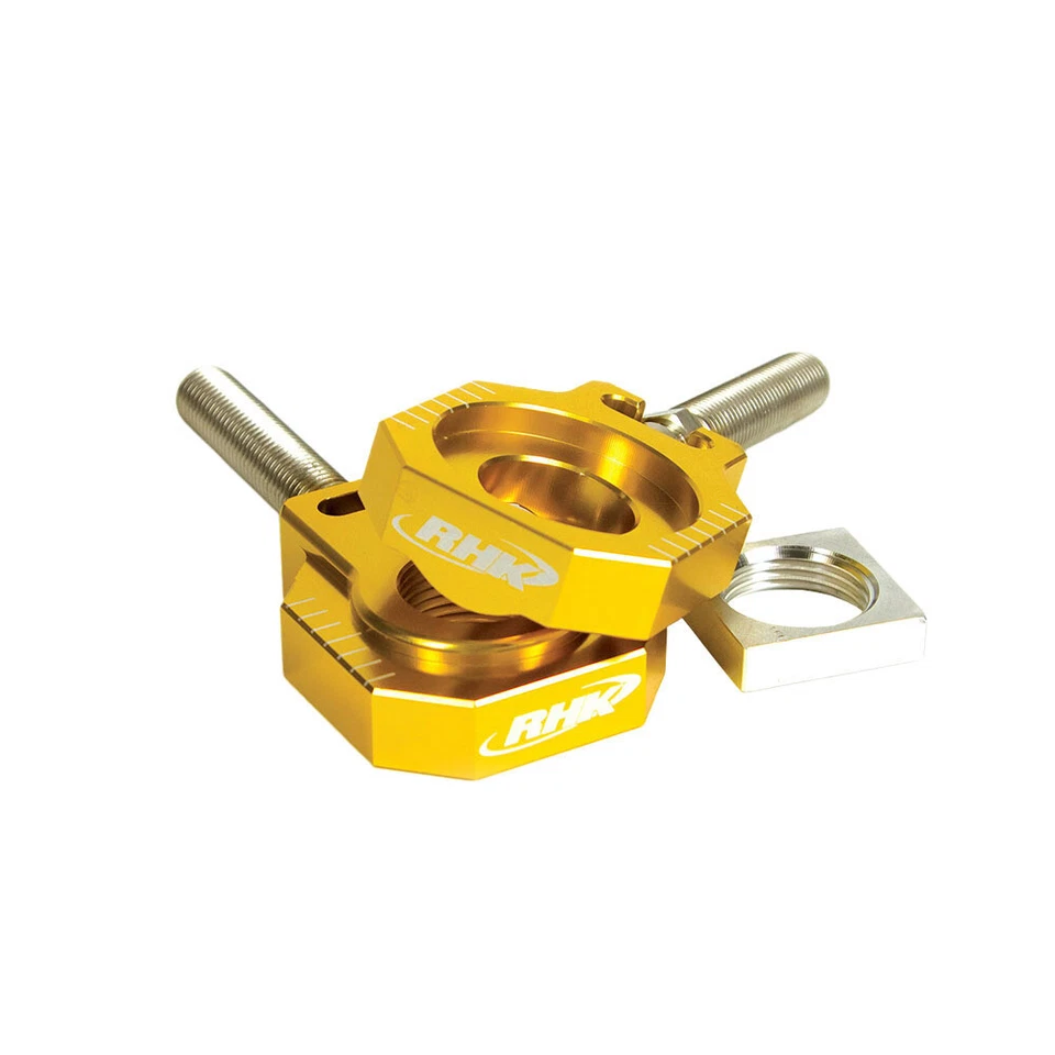 RHK Axle Blocks for KTM 500 XCF-W 2021-2023 >Gold - Image 1 of 1