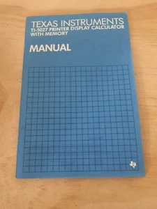 Texas Instruments TI-5027 Desktop Printing Calculator Manual - Picture 1 of 1