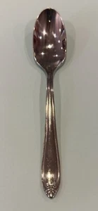 Cucharadita de acero inoxidable descontinuada patrón desconocido Lenox Vietnam - Imagen 1 de 5