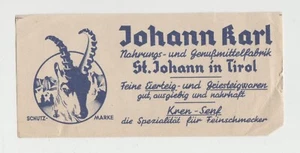 Alte Werbung - Werbeblatt - Johann Karl Nahrungs- und Genußmittelfabrik (95) - Picture 1 of 2