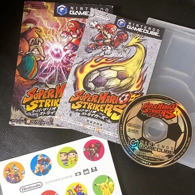 Nintendo GameCube  SUPER MARIO STRIKERS GC NTSC-J  Japan 2006 Next Level Games - Image 1 of 4