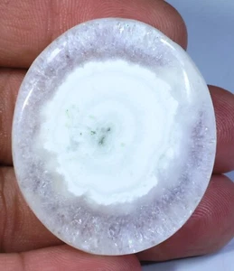 80 CT NATURAL STALACTITE SOLAR QUARTZ OVAL CABOCHON PENDANT GEMSTONE FF-15 - Picture 1 of 5