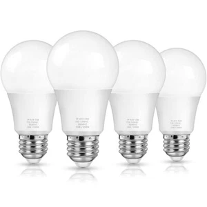 A19 LED Light Bulbs 100 Watt Equivalent LED Bulbs Daylight White 5000K 1500LM... - Picture 1 of 9