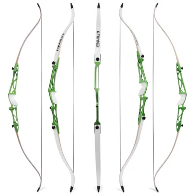 66" 68" 70" Takedown Recurve Bow 12-40lbs Aluminum Adult Archery Hunting Target - Image 1 of 4