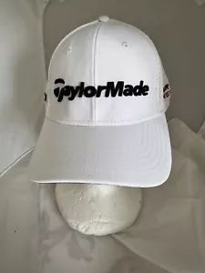 Adidas Taylormade Sombrero Golf Béisbol Nuevo Gorra Blanca Calce Flexible SLDR Tour Preferido - Imagen 1 de 5