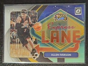 Allen Iverson π¦ Express Lane π¦ 2020-21 Panini Donruss Optic Philadelphia #9 - Picture 1 of 3