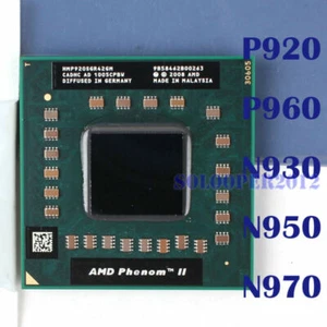 AMD Phenom II Quad-Core P920 P960 N930 N950 N970 Socket S1 CPU Processor - Imagen 1 de 6
