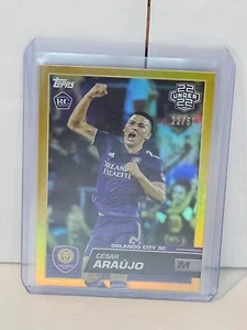 Cesar Araujo 2023 Topps MLS Soccer #169 Gold 22/50 - Picture 1 of 2