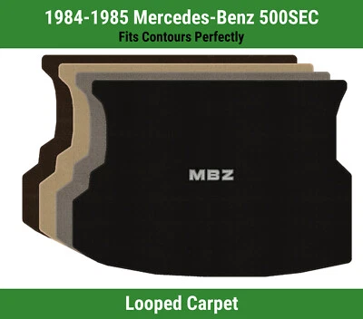 Alfombrilla de maletero Lloyd Classic Loop para Mercedes-Benz 500SEC '84-85 con apliques MBZ Foto 1 de 4