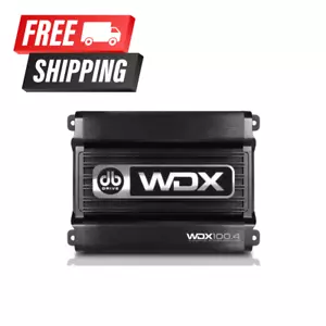 DB Drive WDX100.4 Kompakter 4 Kanal Verstärker 100W RMS Lautsprecher - Bild 1 von 3