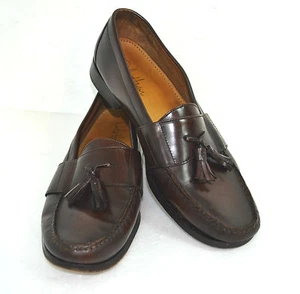 COLE HAAN BRAUN ECHTLEDER FREIZEIT QUASTE HERRENSCHUHE GRÖSSE 12 M INDIEN - Bild 1 von 8