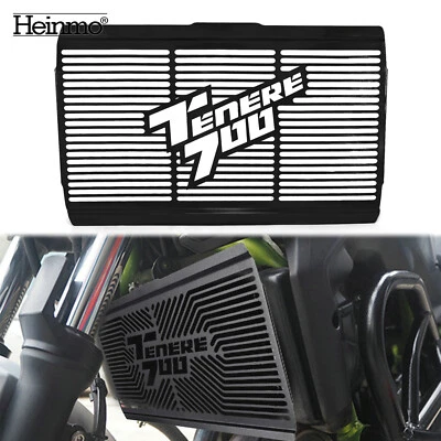 Black Radiator Grille Guard Cover Protector for  T700 Tenere 700 2018-2023 - Imagem 1 de 4