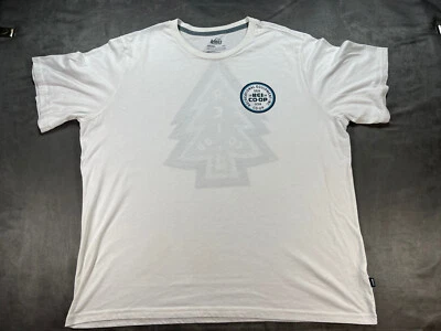 Camisa blanca 2XL REI cooperativa equipo recreativo al aire libre caminata caminata Foto 1 de 4