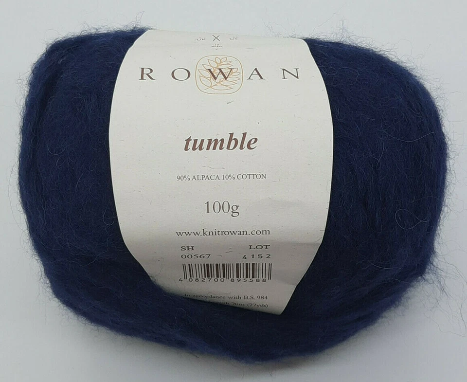 (142,50€/kg): 100 g  Rowan TUMBLE, Alpaka, Shade 567 blau  #5702 - Bild 1 von 1