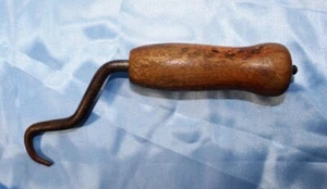 DREHBAR Eisen Bewehrung Bindedraht Twister Holzgriff Vintage - Bild 1 von 2