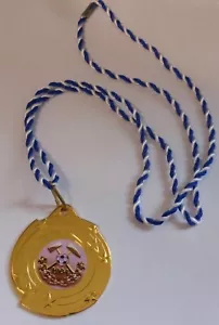 Karneval Orden Schalke Fan Tradition Fußball Bergbau seit 1904 Metall Goldfarben - Bild 1 von 3