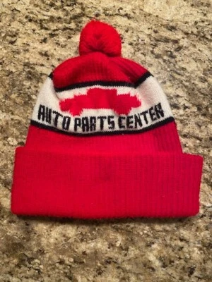 Gorro pom vintage centro inverno malha meia chapéu autopeças - Imagem 1 de 2
