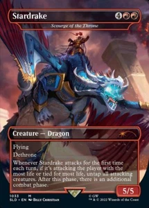 [1x] Stardrake - Scourge of the Throne - Foil - Borderless Near Mint, English Se - Picture 1 of 1