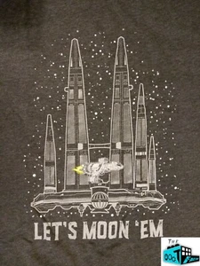 LET'S MOON 'EM T-Shirt - Men's L - Gray - Firefly Cargo Crate - 11/16 - Bild 1 von 3