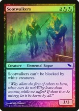 Sootwalkers FOIL Shadowmoor NM Black Red Common MAGIC GATHERING CARD ABUGames