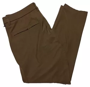 LULULEMON Pantalone Uomo Commissione Slim Fit M5975S Verde Oliva ~ 33 x 27 - Foto 1 di 8
