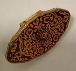 Lipstick Holder Mirror Ring Vintage Made in England - Picture 1 of 11