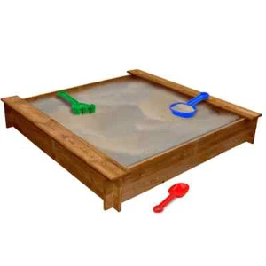 Sandkasten Holz Quadratisch - Bild 1 von 3