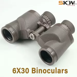 SKWoptics 6x30 Binoculars Compact Ultra wide angle, Bak4 Desert MIL Reticle - Picture 1 of 7