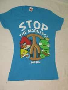 Angry Birds T-Shirt Oberteil Junior Gr. M blau Stop The Madness Mädchen 16 - Bild 1 von 2