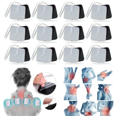 BLINGBIN 20-100x TENS Elektroden Pads Selbstklebend 4cmx4cm Für TENS EMS Reizstrom Gerät