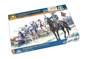 ITALERI 6014 Historics 1/72 Guerra Civil Americana Infantería Confederada Hobby T6014 - Imagen 1 de 2