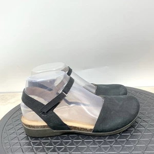 Sandali Dansko donna 36 taglia 5,5 6 scarpe nere pelle Mary Janes zoccoli regolabili - Foto 1 di 10