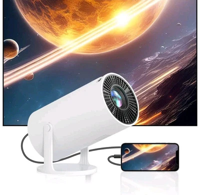 Mini LED Projector AMX 100 Projection Home Theatre 30" To 100" Full HD 1080p - Image 1 of 4