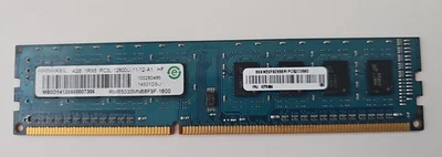 LENOVO RAMAXEL 4GB DDR3 1600MHz Desktop DIMM RAM 1Rx8 PC3L-12800U-11-12-A1 HF - Image 1 of 2
