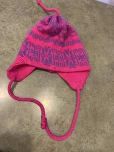 Vintage Murray Merkley Wool Hat Knit Beanie Cap Ear Flaps Tassel - Picture 1 of 7